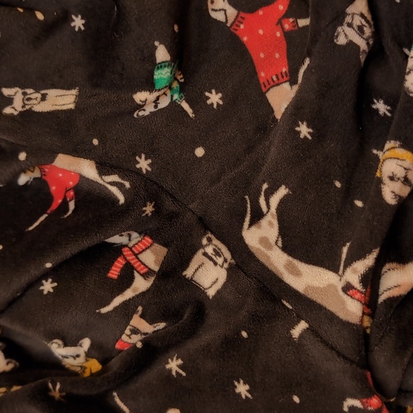 Secret Treasures lounge pants top Owls Dogs Squirrel Fox Fall READ DESCRIPTION!! - Picture 3 of 17